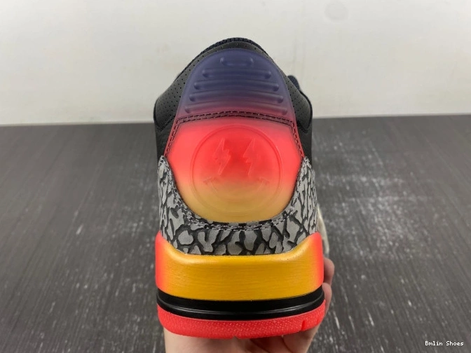 Bmlin Shoes Rio Balvin J 3 FN0344-001 x Jordan Air 0807